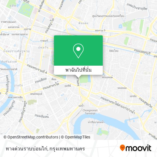 ทางด่วนราบบ่อนไก่ แผนที่