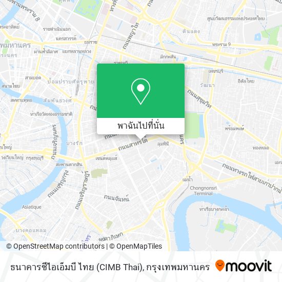 ธนาคารซีไอเอ็มบี ไทย (CIMB Thai) แผนที่