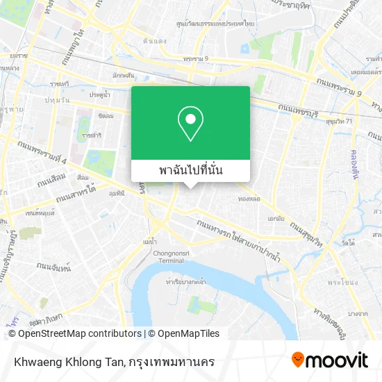 Khwaeng Khlong Tan แผนที่