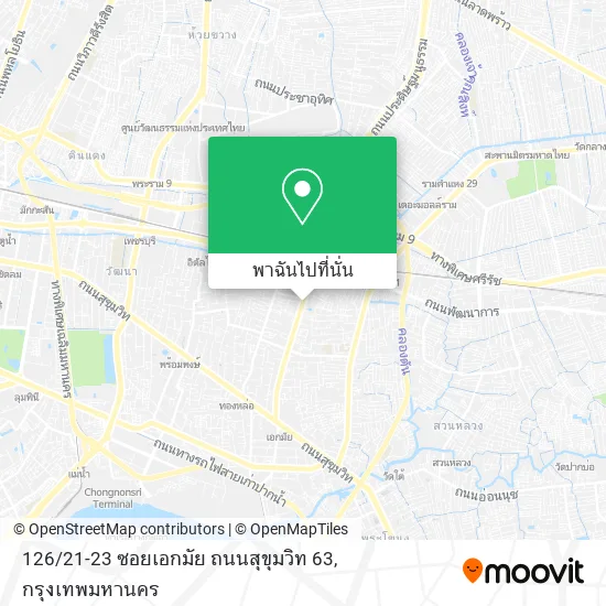 126 / 21-23 ซอยเอกมัย ถนนสุขุมวิท 63 แผนที่