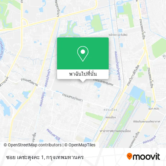 ซอย เดชะตุงคะ 1 แผนที่