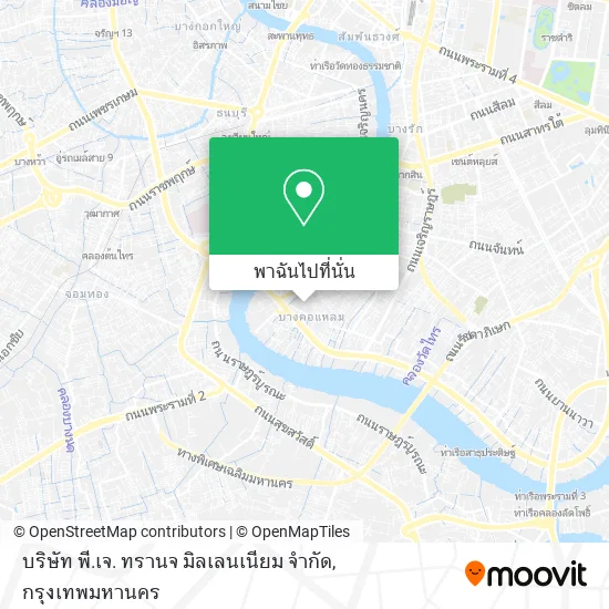 บริษัท พี.เจ. ทรานจ มิลเลนเนียม จำกัด แผนที่
