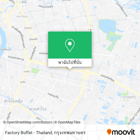 Factory Buffet - Thailand แผนที่