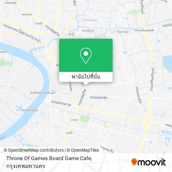 Throne Of Games Board Game Cafe แผนที่