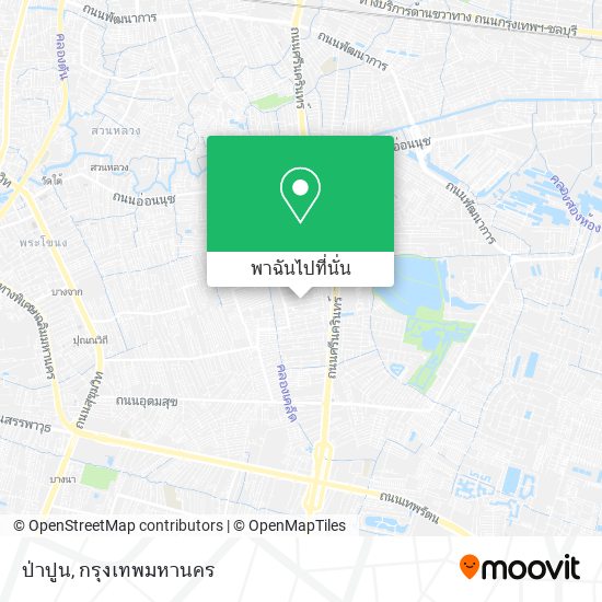 ป่าปูน แผนที่