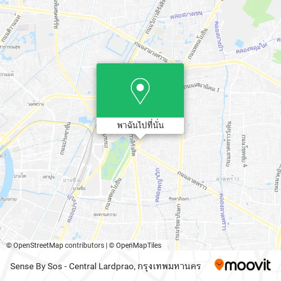 Sense By Sos - Central Lardprao แผนที่