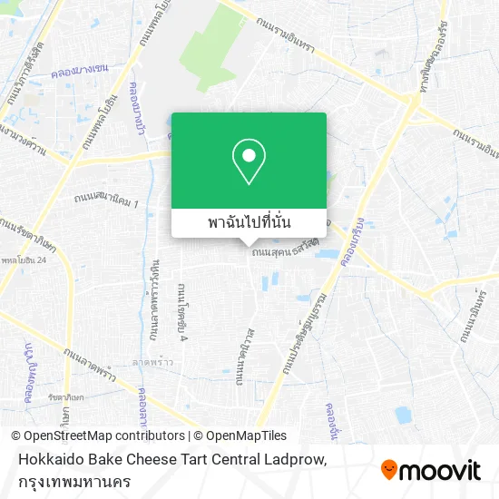 Hokkaido Bake Cheese Tart Central Ladprow แผนที่