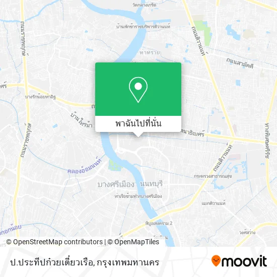 ป.ประทีปก๋วยเตี๋ยวเรือ แผนที่