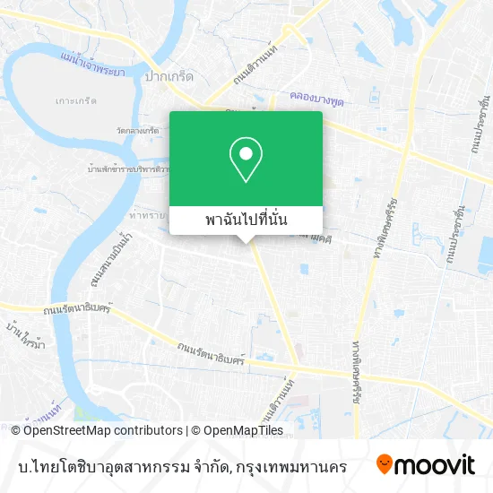 บ.ไทยโตชิบาอุตสาหกรรม จำกัด แผนที่