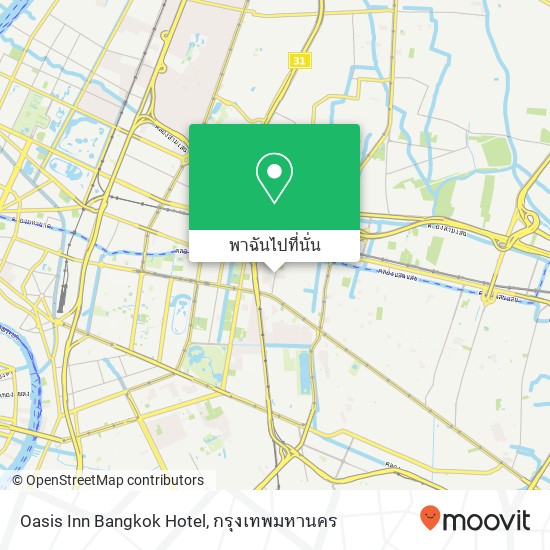 Oasis Inn Bangkok Hotel แผนที่