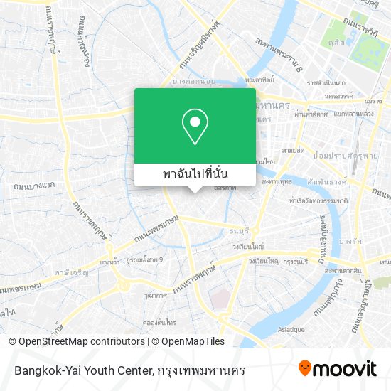 Bangkok-Yai Youth Center แผนที่