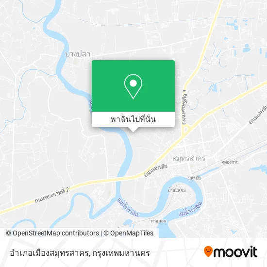อำเภอเมืองสมุทรสาคร แผนที่