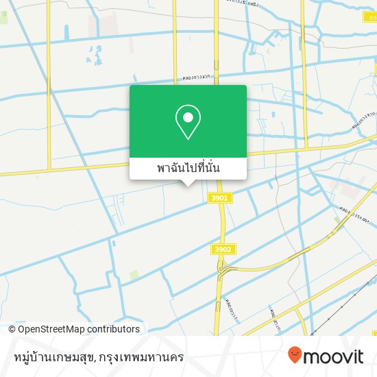 หมู่บ้านเกษมสุข แผนที่