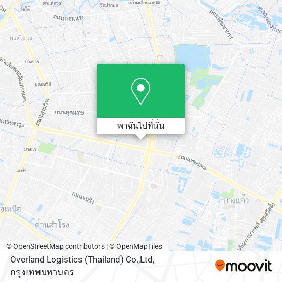 Overland Logistics (Thailand) Co.,Ltd แผนที่