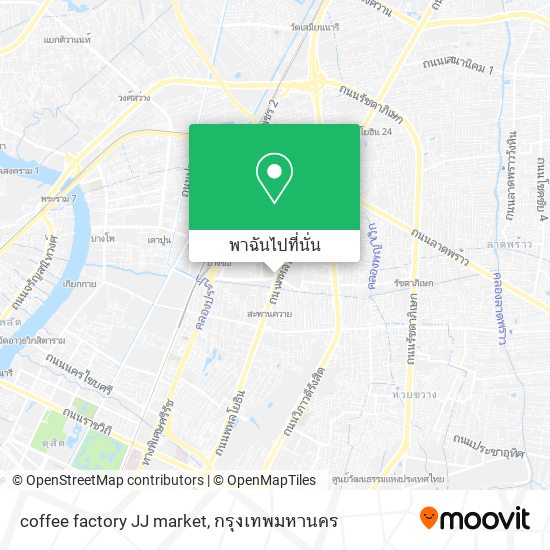 coffee factory JJ market แผนที่