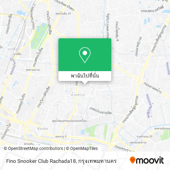 Fino Snooker Club Rachada18 แผนที่
