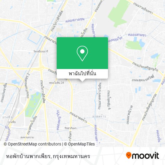 หอพักบ้านพากเพียร แผนที่