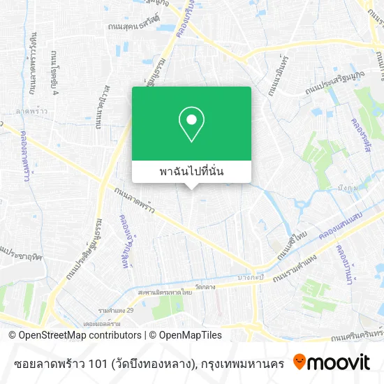 ซอยลาดพร้าว 101 (วัดบึงทองหลาง) แผนที่