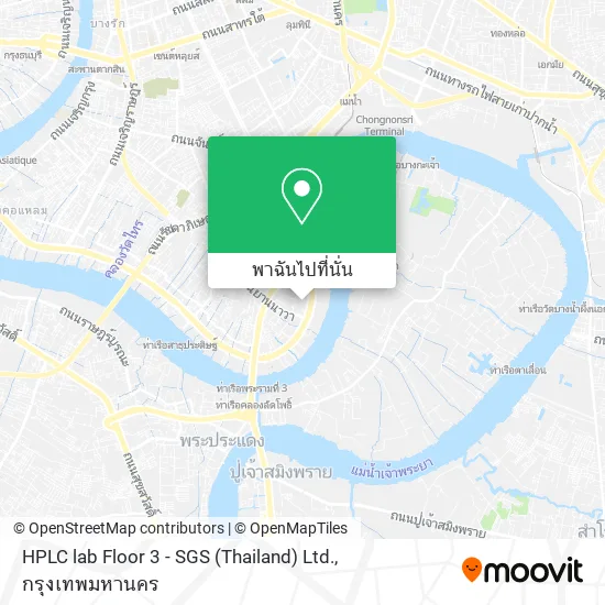 HPLC lab Floor 3 - SGS (Thailand) Ltd. แผนที่