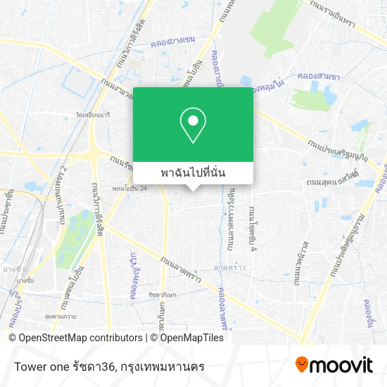 Tower one รัชดา36 แผนที่