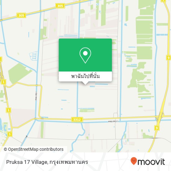 Pruksa 17 Village แผนที่