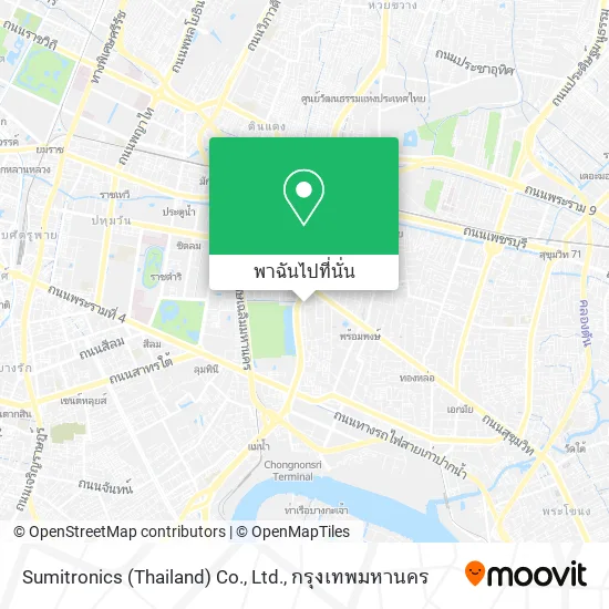 Sumitronics (Thailand) Co., Ltd. แผนที่