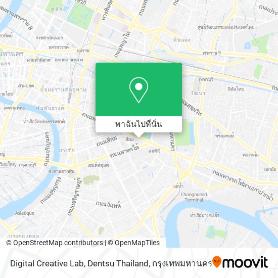 Digital Creative Lab, Dentsu Thailand แผนที่
