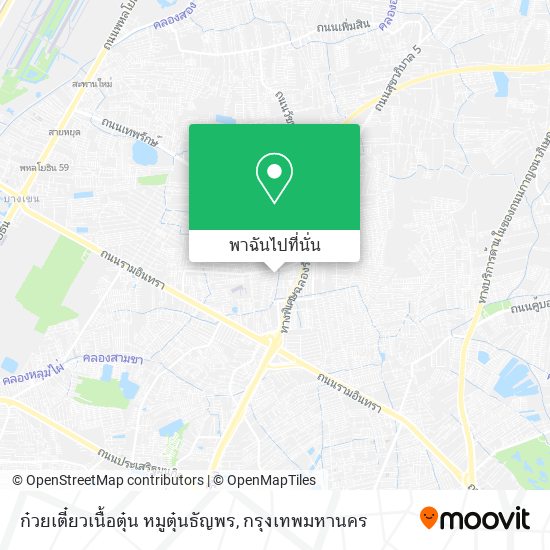 ก๋วยเตี๋ยวเนื้อตุ๋น หมูตุ๋นธัญพร แผนที่