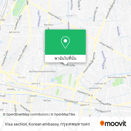 Visa section, Korean embassy แผนที่