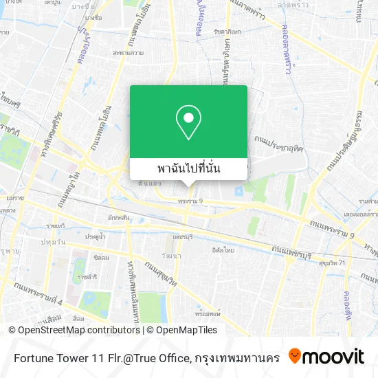 Fortune Tower 11 Flr.@True Office แผนที่