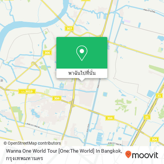 Wanna One  World Tour [One:The World] In Bangkok แผนที่