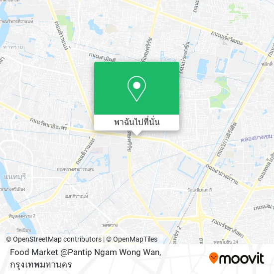 Food Market @Pantip Ngam Wong Wan แผนที่