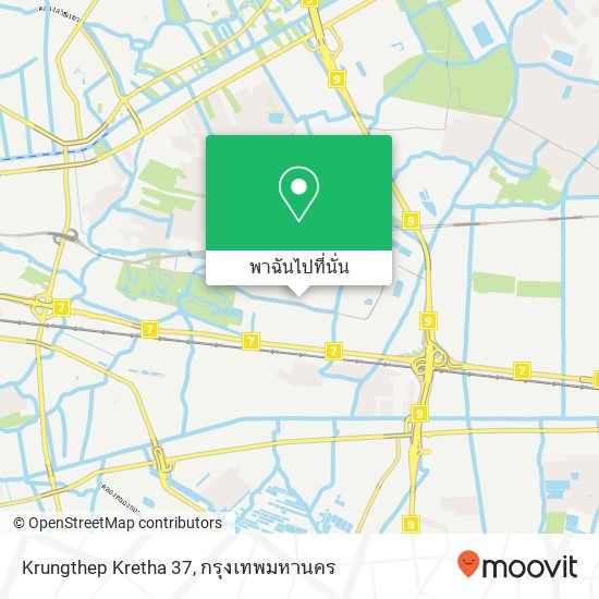 Krungthep Kretha 37 แผนที่