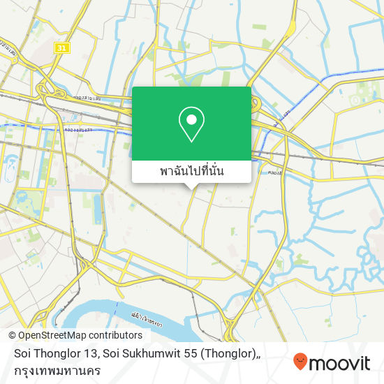 Soi Thonglor 13, Soi Sukhumwit 55 (Thonglor), แผนที่