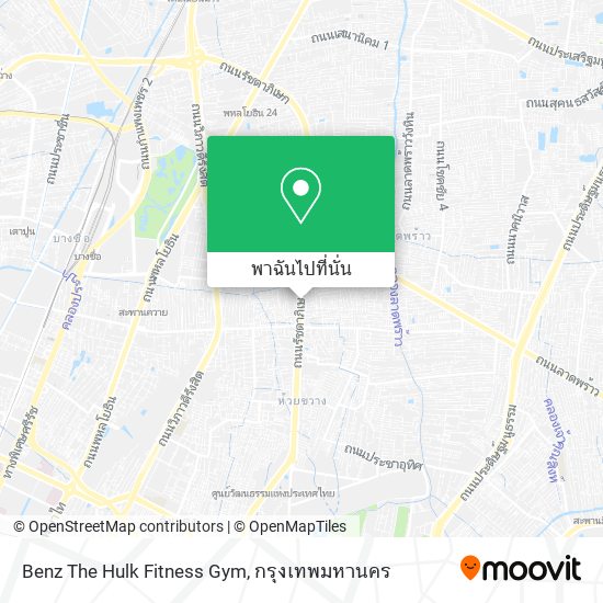 Benz The Hulk Fitness Gym แผนที่