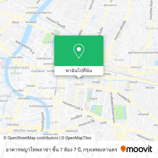 อาคารพญาไทพลาซ่า ชั้น 7 ห้อง 7 บี แผนที่