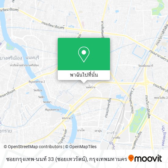 ซอยกรุงเทพ-นนท์ 33 (ซอยเทวรัตน์) แผนที่