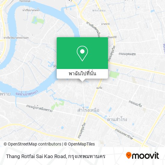 Thang Rotfai Sai Kao Road แผนที่