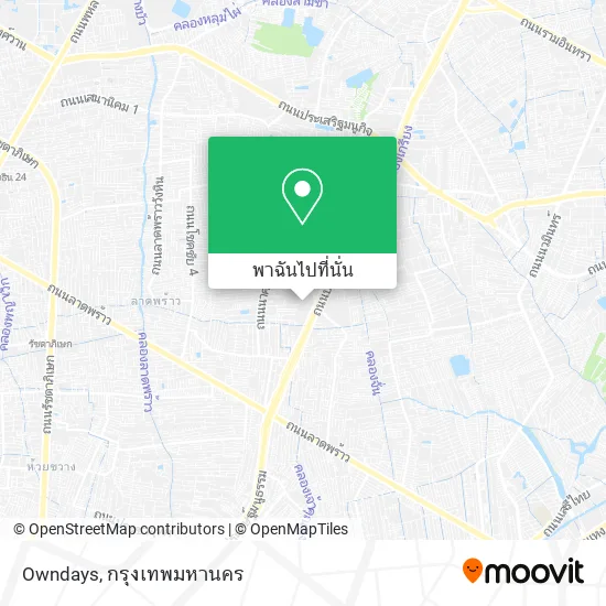 Owndays แผนที่