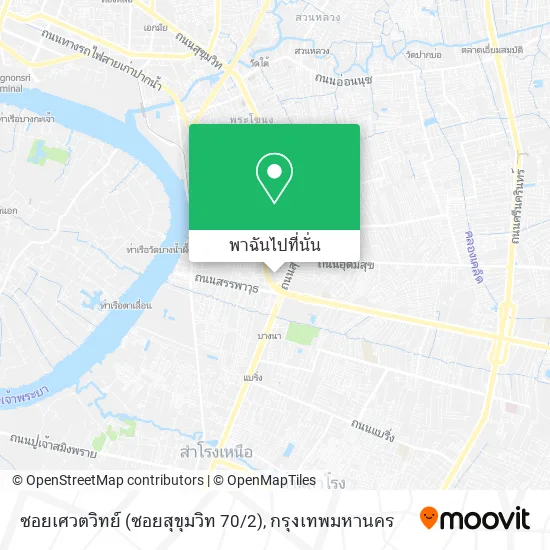ซอยเศวตวิทย์ (ซอยสุขุมวิท 70 / 2) แผนที่