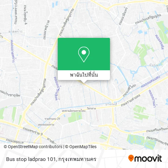 Bus stop ladprao 101 แผนที่
