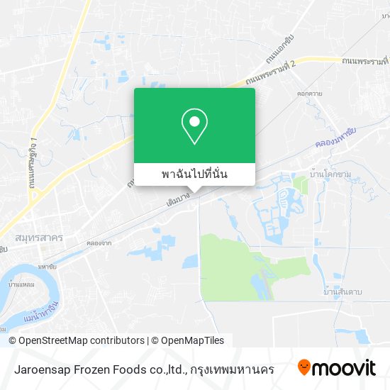 Jaroensap Frozen Foods co.,ltd. แผนที่