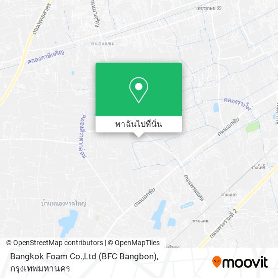 Bangkok Foam Co.,Ltd (BFC Bangbon) แผนที่