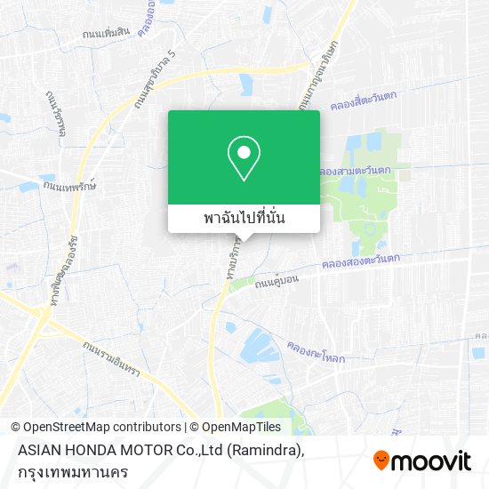 ASIAN HONDA MOTOR Co.,Ltd (Ramindra) แผนที่