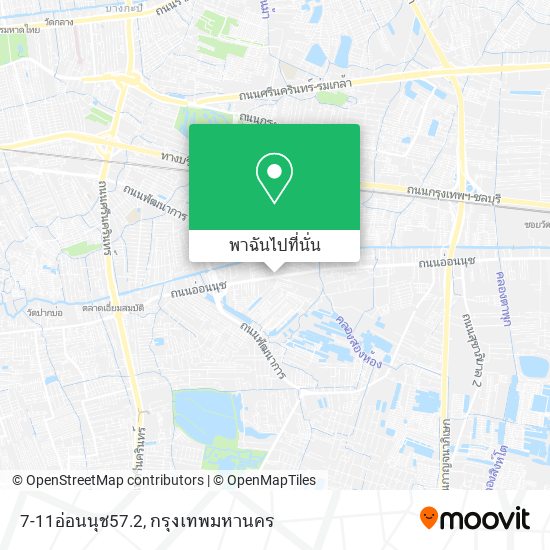 7-11อ่อนนุช57.2 แผนที่
