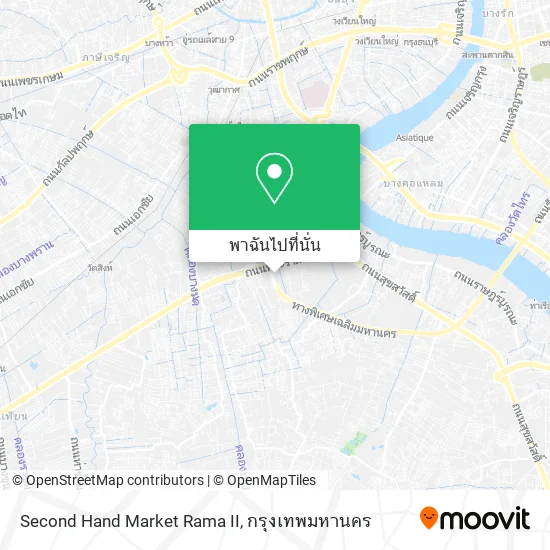Second Hand Market Rama II แผนที่