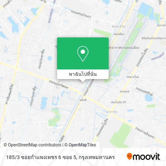 185/3 ซอยกำแพงเพชร 6 ซอย 5 แผนที่