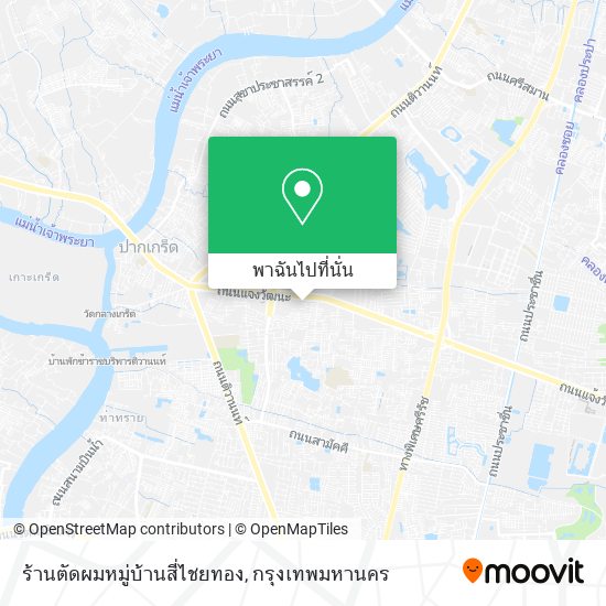 ร้านตัดผมหมู่บ้านสี่ไชยทอง แผนที่