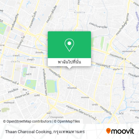 Thaan Charcoal Cooking แผนที่