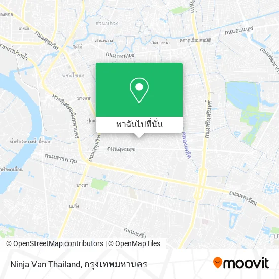 Ninja Van Thailand แผนที่